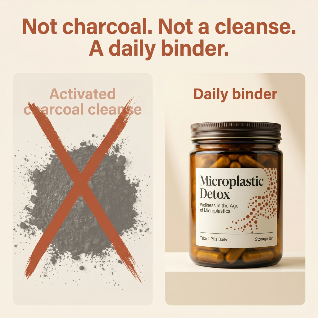 Not charcoal, not a cleanse - a daily binder
