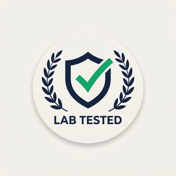 Third-party lab verification badge